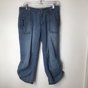 Gap Capri jeans women 8 relaxed soft